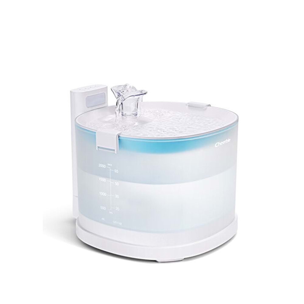 CHEERBLE E1 Plastik Hazneli Şarjlı Otomatik Kedi Su Pınarı