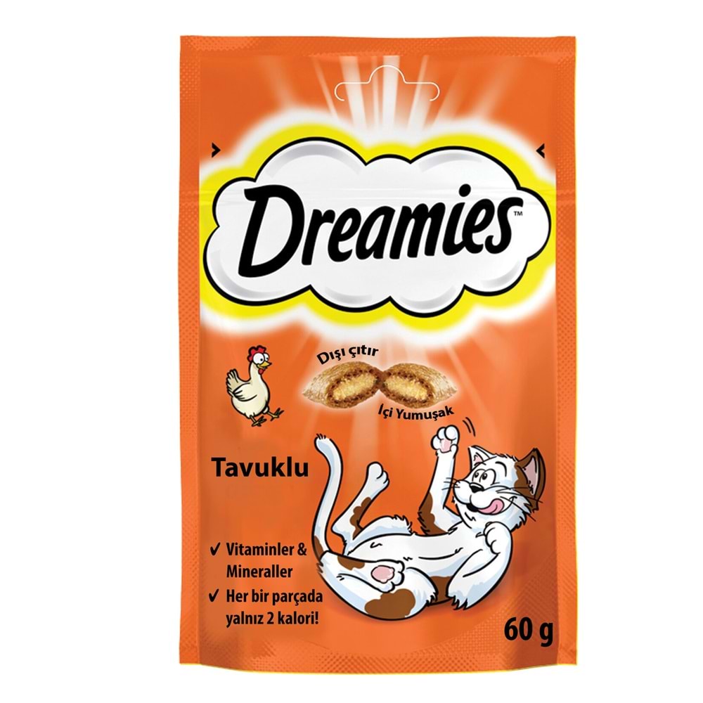 DREAMİES TAVUK ÖDÜL MAMASI 60 GR