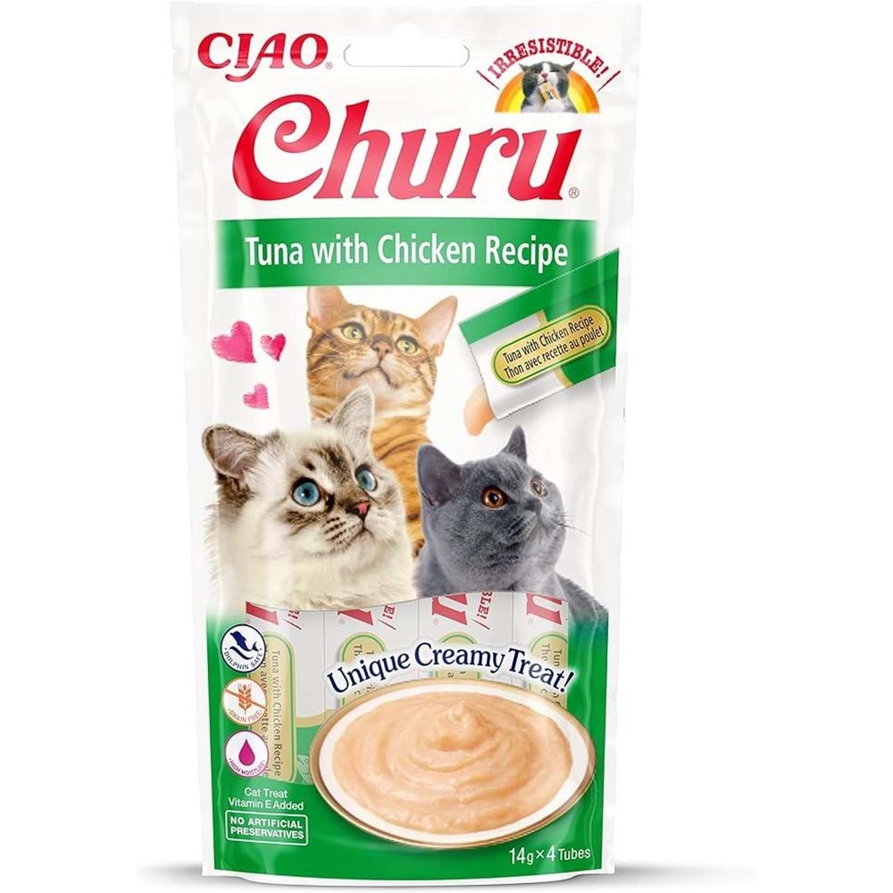 CIAO Ton Balıklı Tavuklu Kedi Ödül Kreması