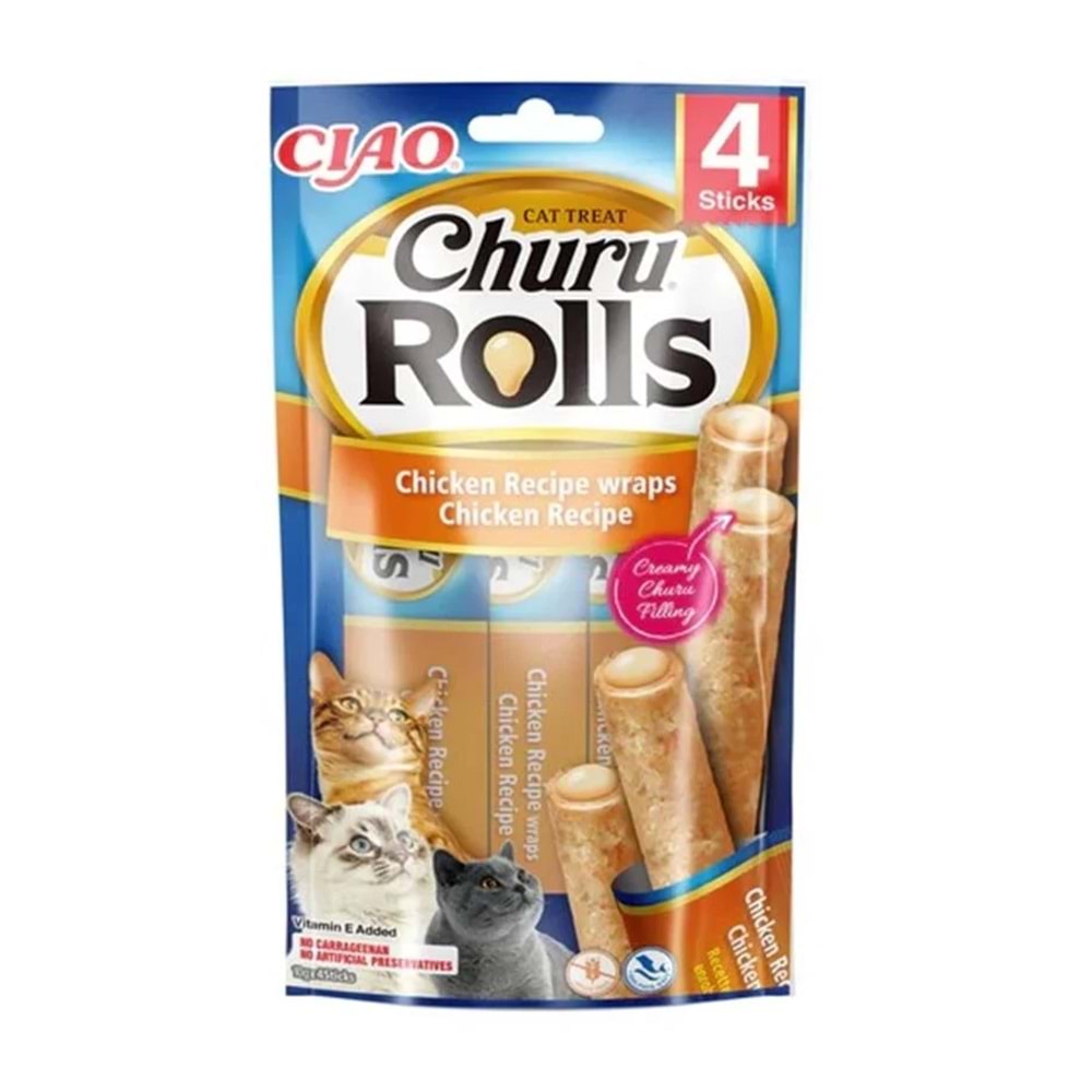 CIAO Rolls Stıck Tavuk Sargılı Kedi Ödül Maması