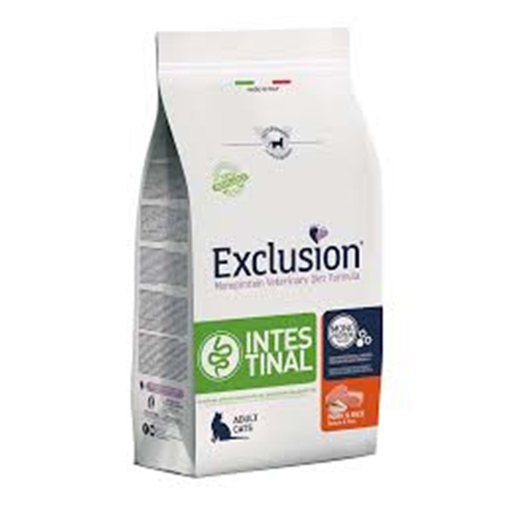 EXCLUSION CAT INTESTINAL PORK&RİCE1.5KG