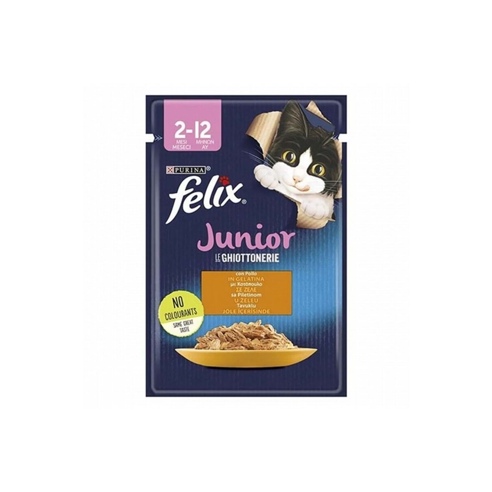 Felix Junior Tavuklu 85gr Punch