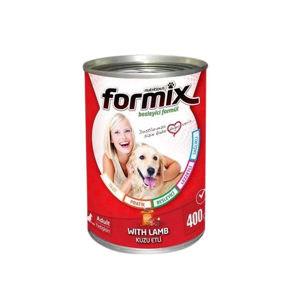 Formix Kuzu Etli Köpek Konserve