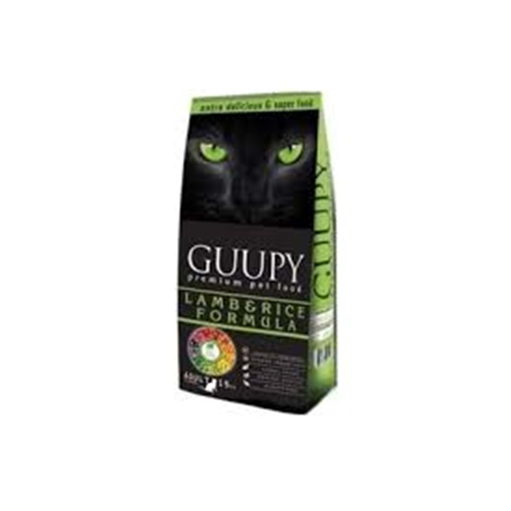 Guupy Kuzulu Kedi Maması 15kg