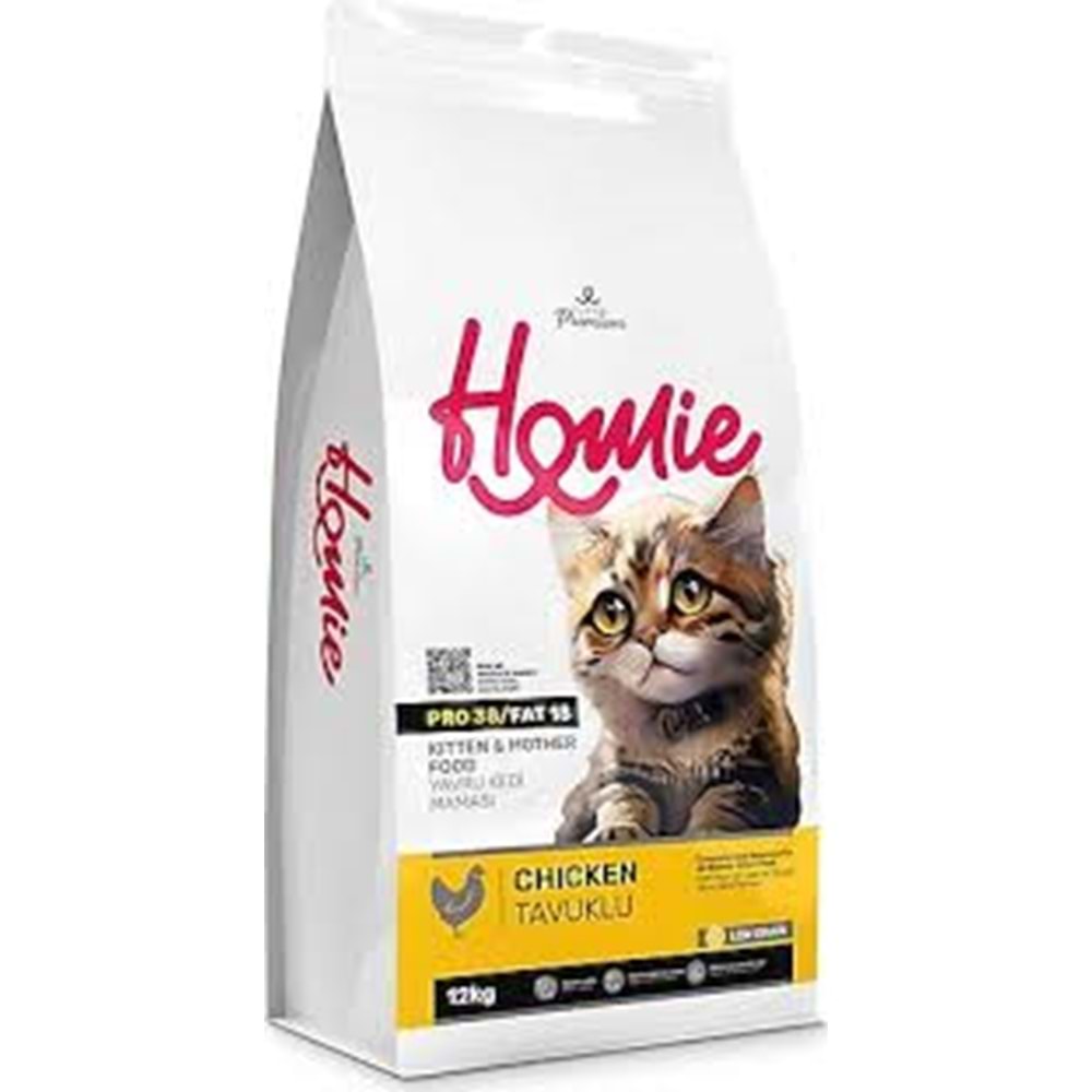HOMİE Kıtten&Mother Chıckhen Low Graın 12kg