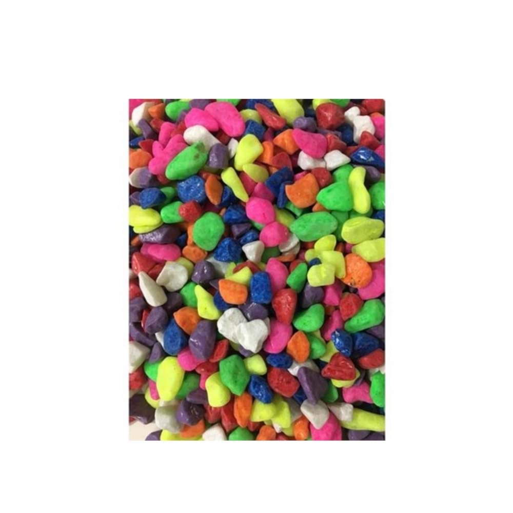 Renkli Akvaryum Çakıl