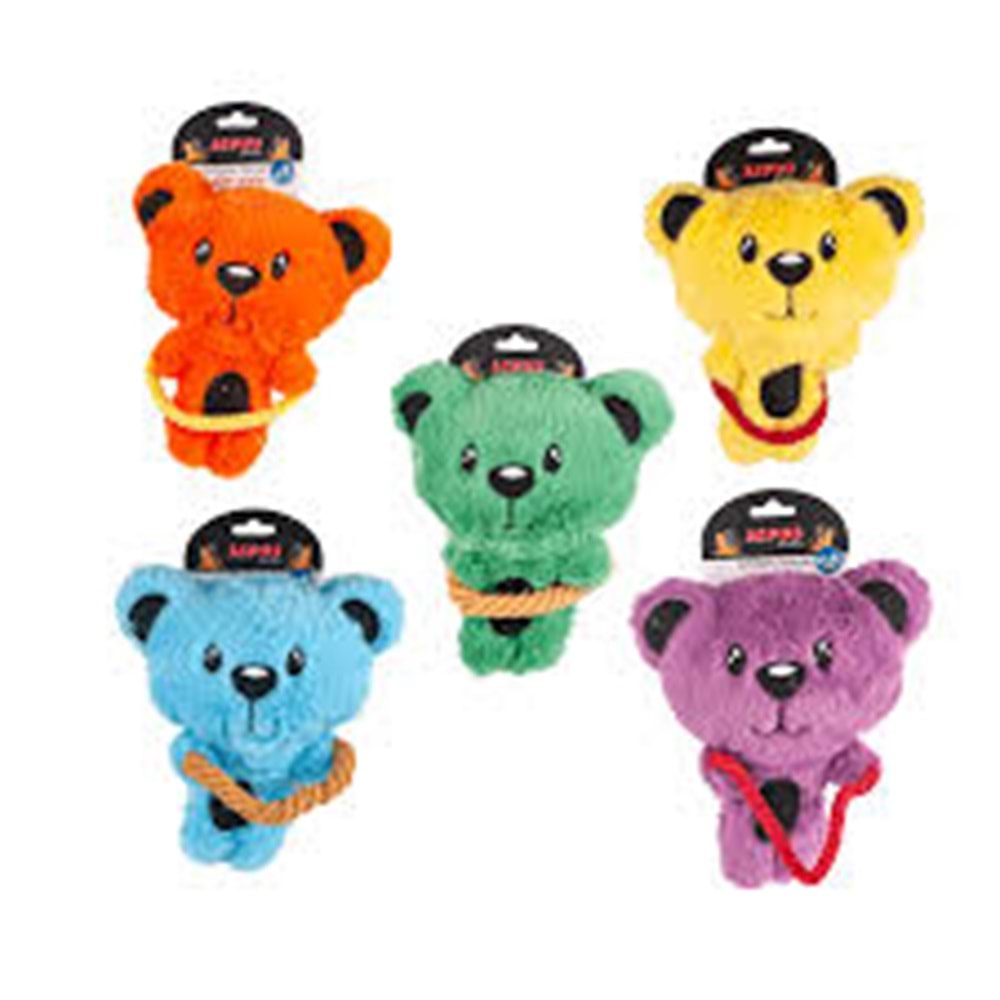 LEPUS İpli Ayıcık Vigvigli Köpek Oyuncak