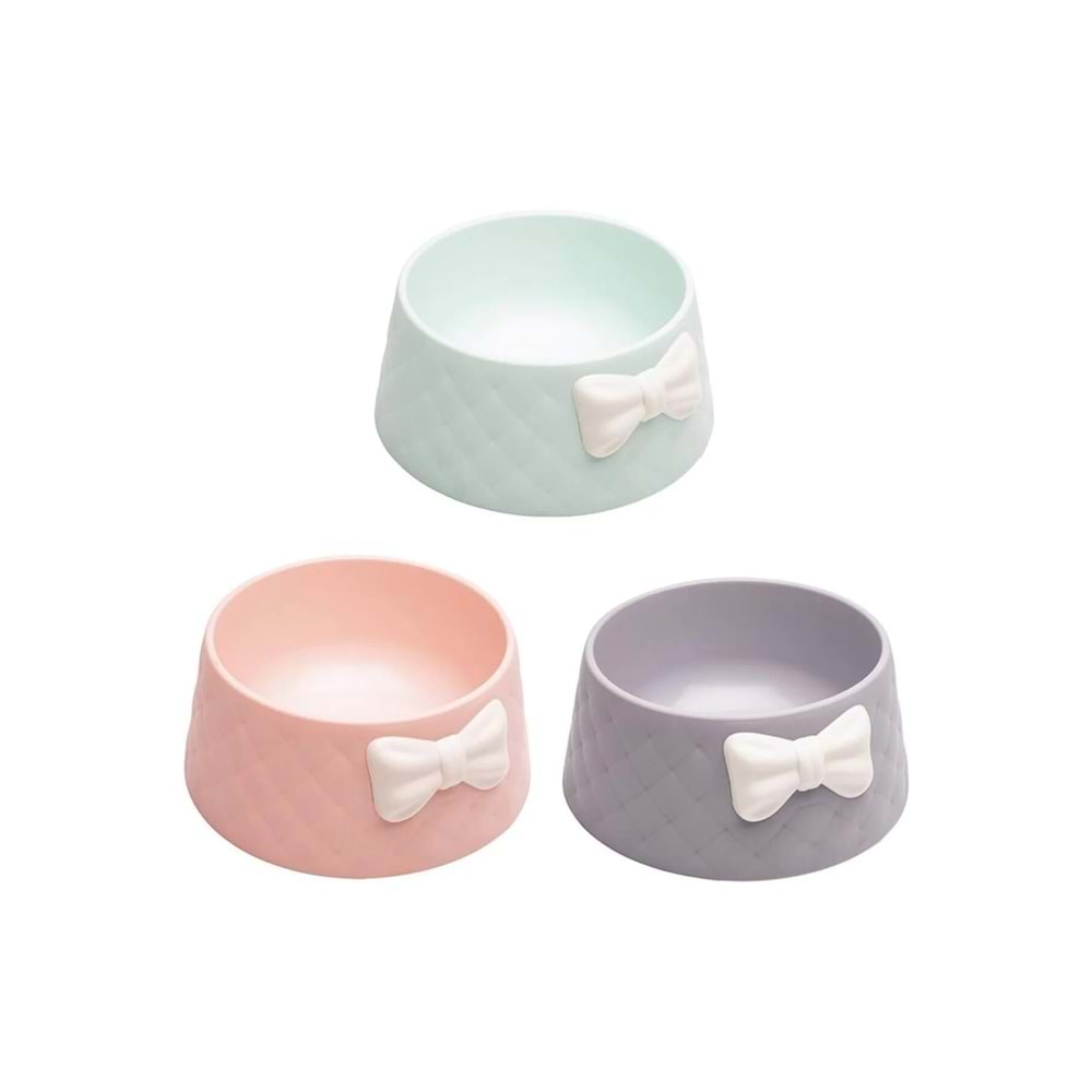 Papyonlu Plastik Mama Kabı