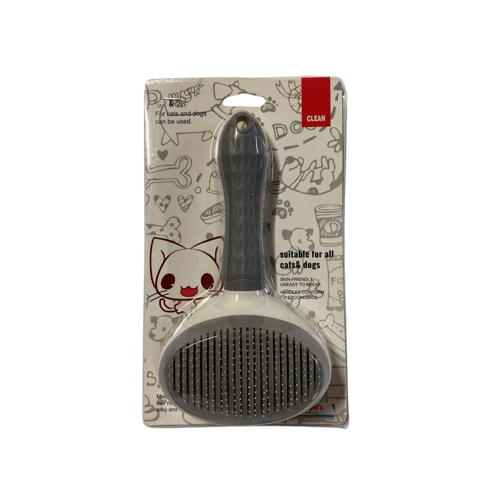 Lüks Oval Basmalı Tarak