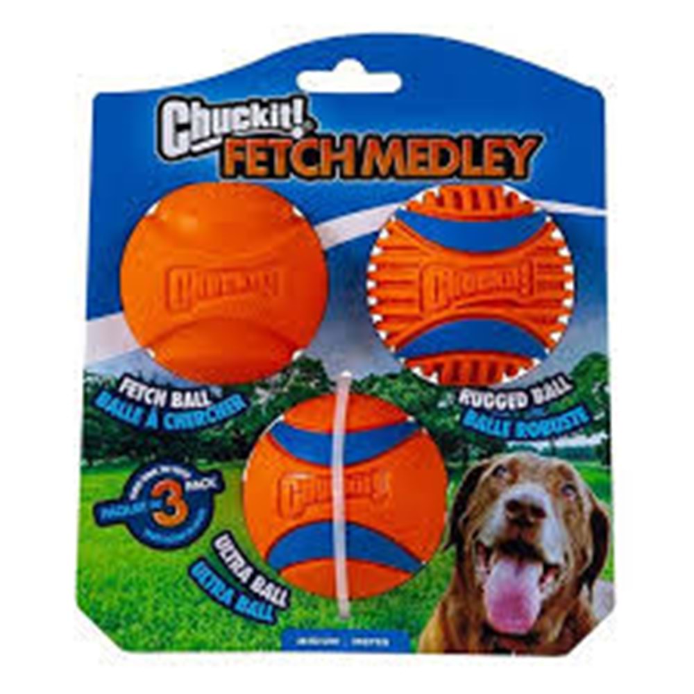 CHUCKİT FETCH MEDLEY GEN3 Köpek Oyun Topu Orta