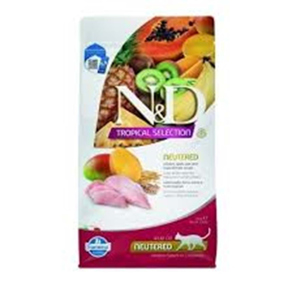N&D CAT TROPICAL SELECTION Chıcken Neutered 1.5kg