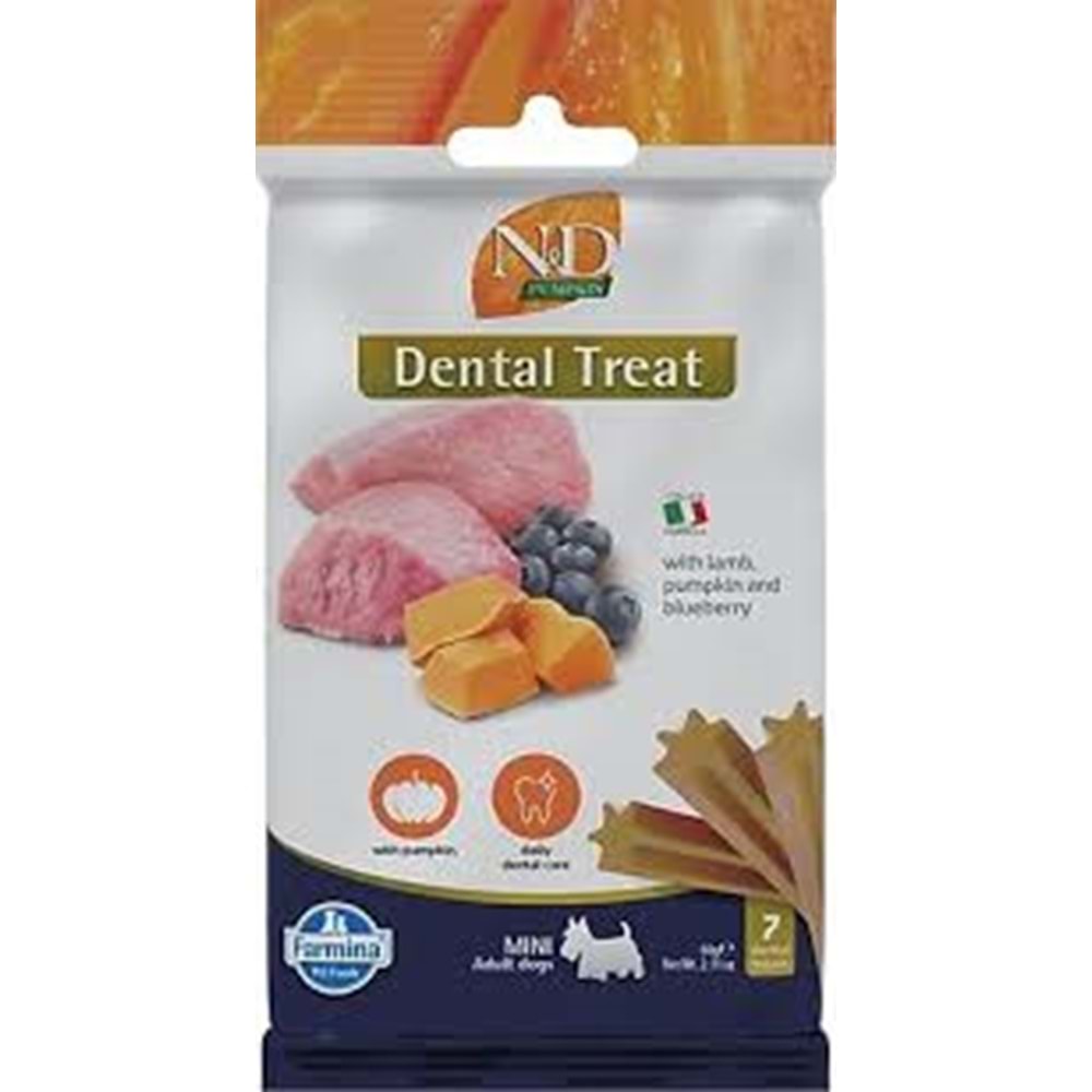 ND TREAT PUMPKIN DOG Lamb Bleub Adult Mını 60gr