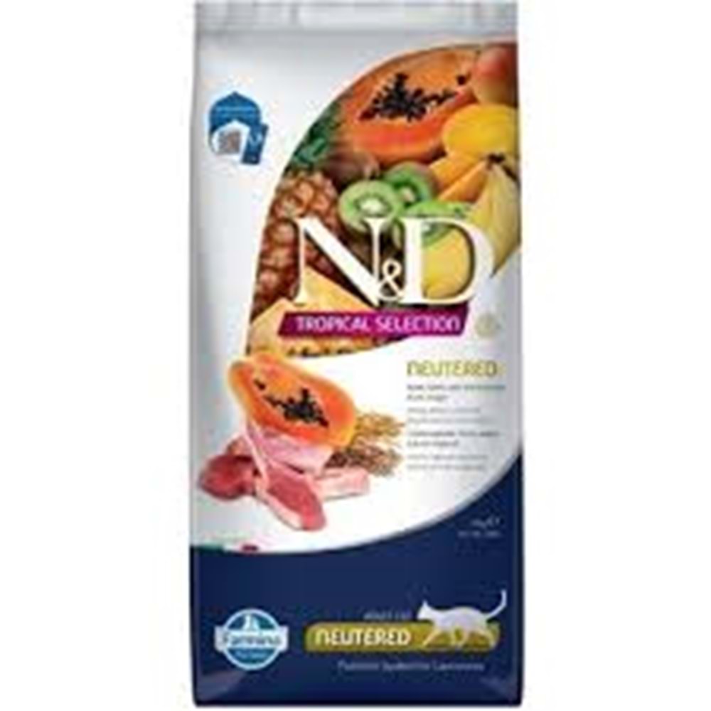ND CAT TROPICAL SELECTION Lamb Neutered 10kg