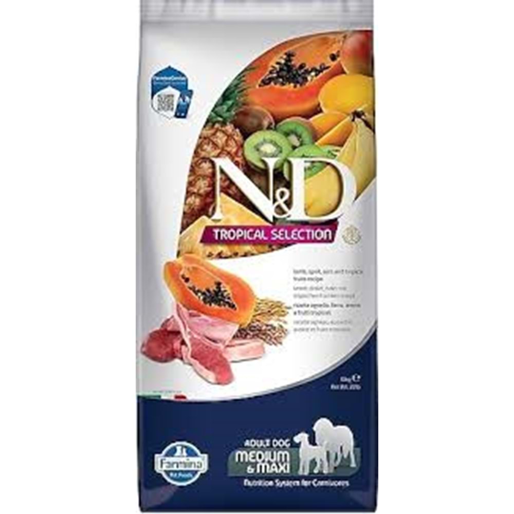 ND DOG TROPICAL SELECTION Lamb Adult Med/Max