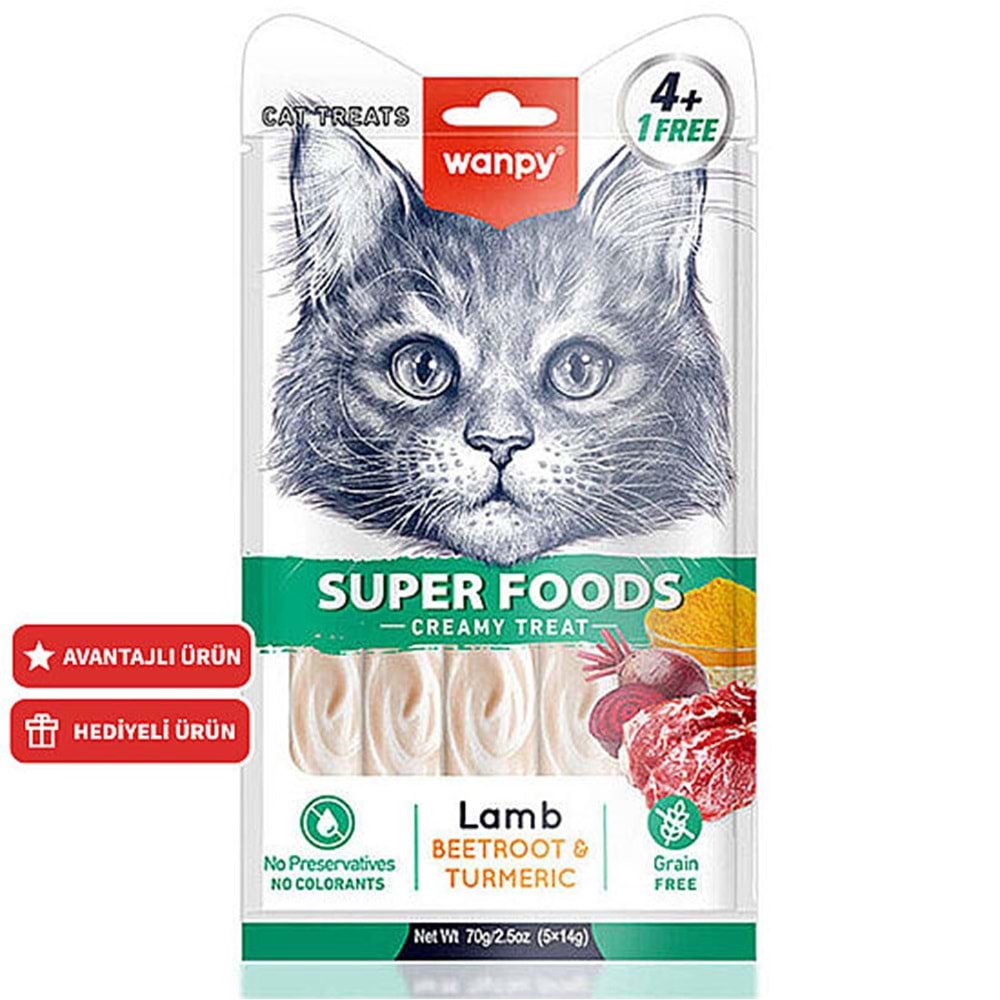 WANPY SUPERFOOD KUZU 5X14GR KREMA