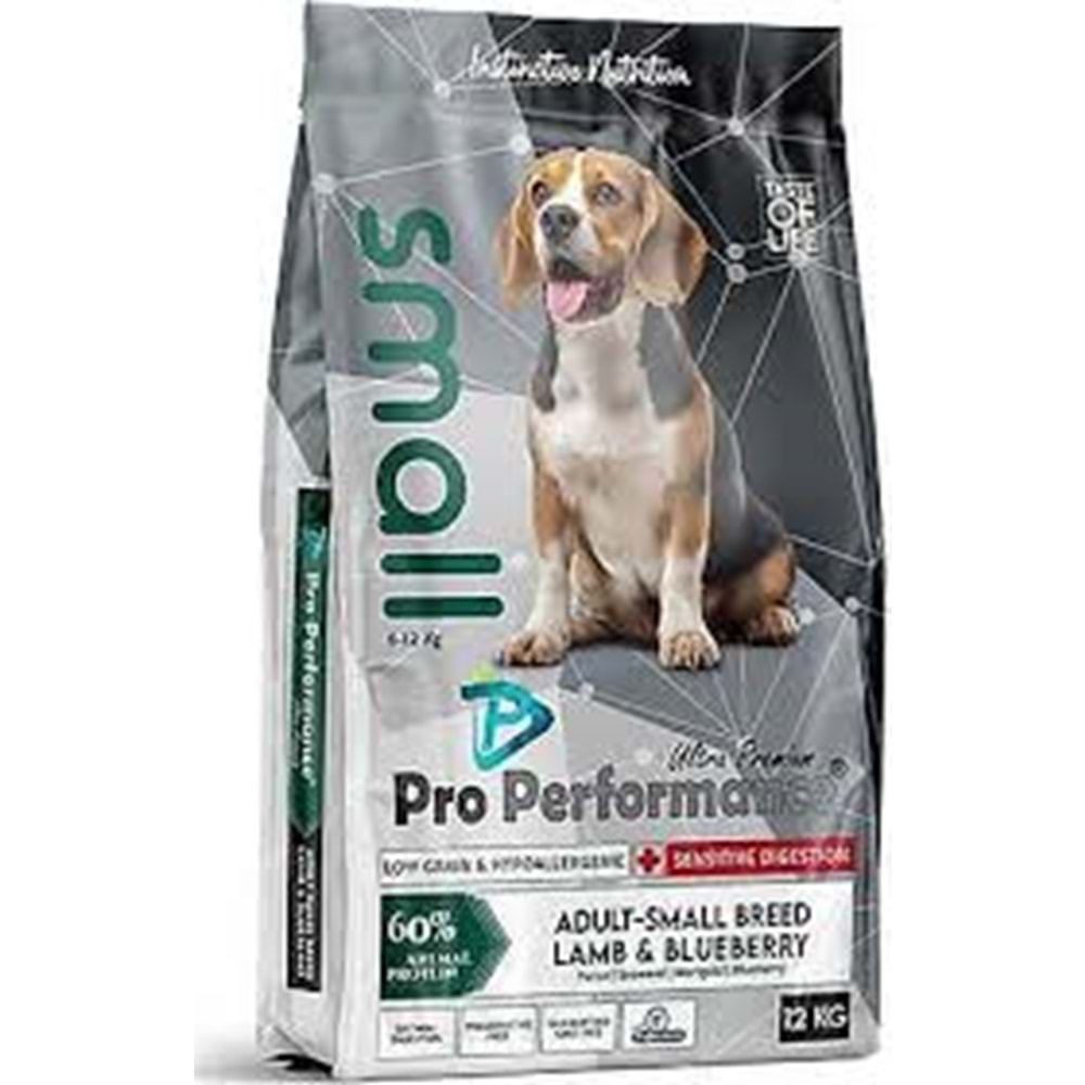 PRO PERFORMANCE ADULT DOG SMALL KUZU YABAN MERSİN 12KG