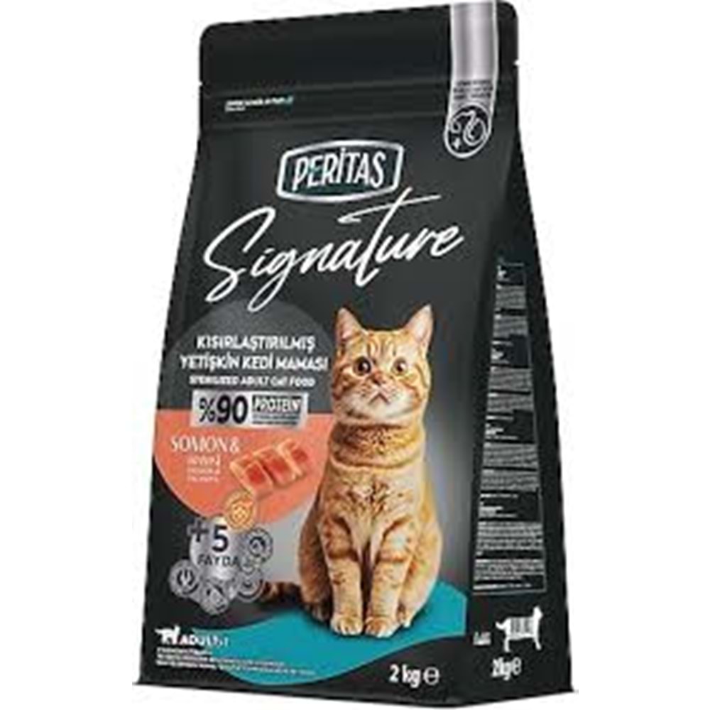 SİGNATURE SOMONLU KISIR KEDİ 2KG