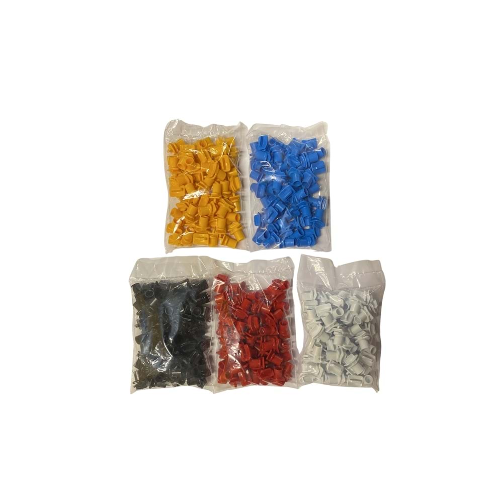 Tahta Tünek Ucu 10MM Renkli