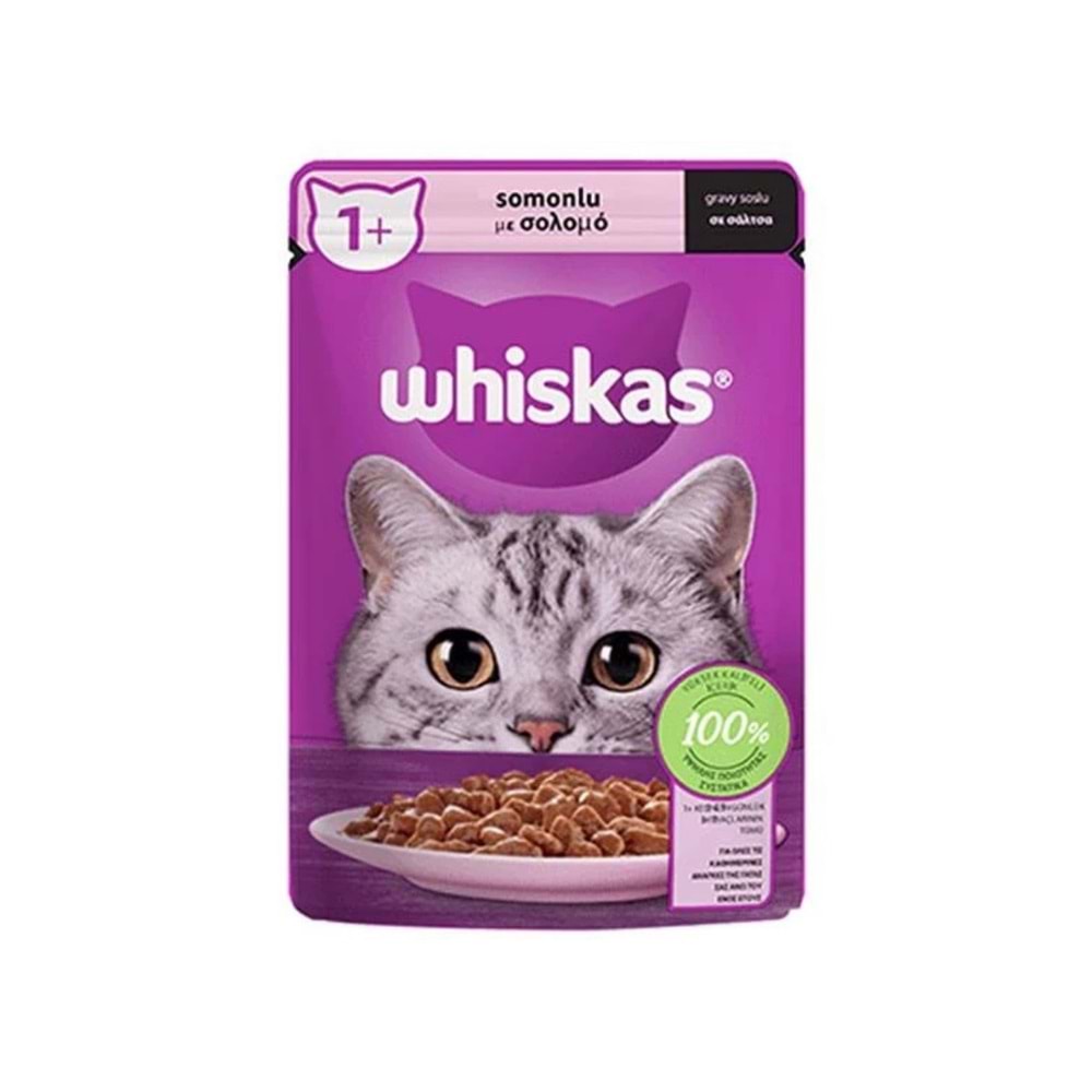 Whiskas Somonlu 85gr Puch