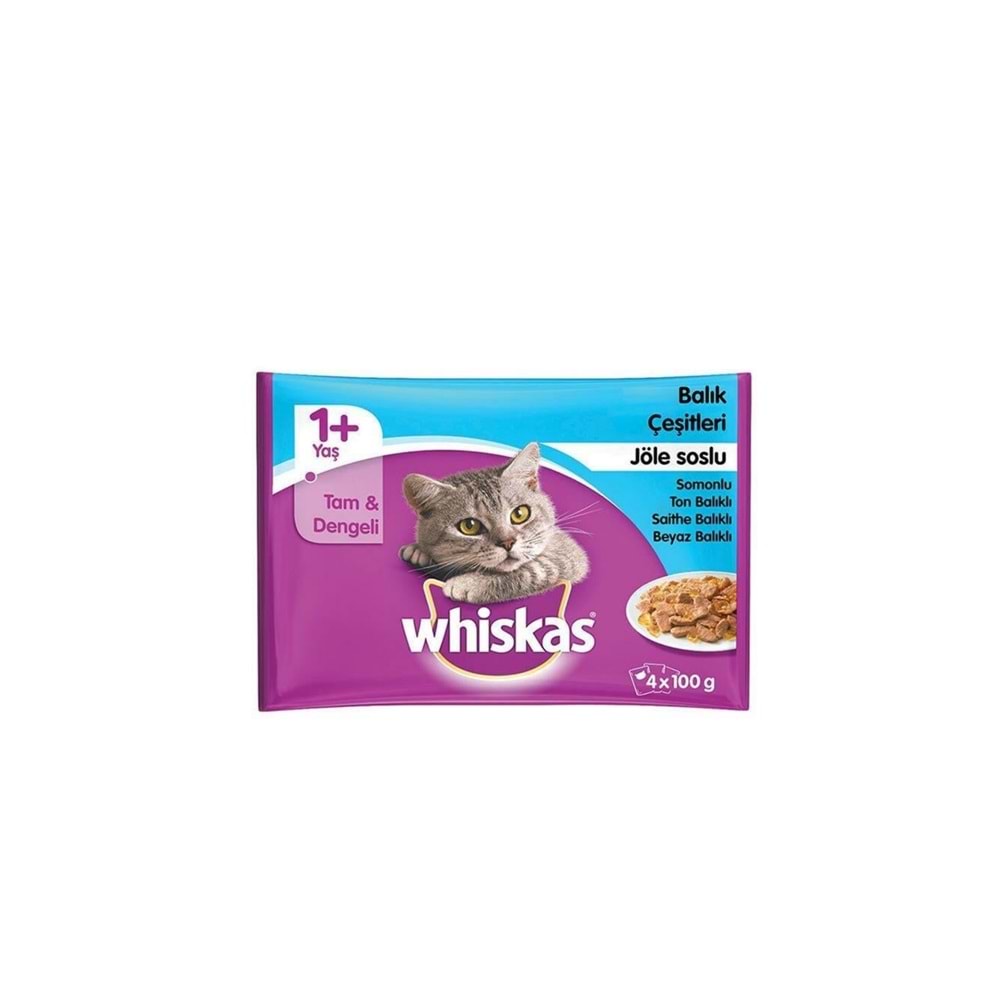 Whiskas Balıklı 4'lü Punch
