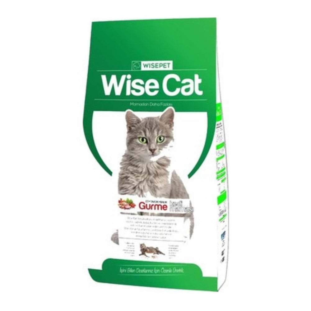 Wisecat Gurme Kedi Mama 15KG