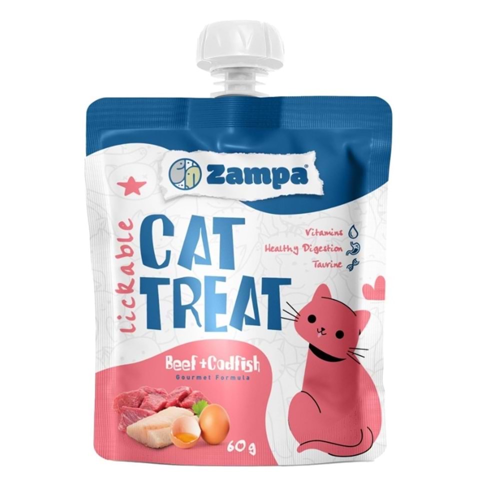 Zampa Puding Kedi Ödülü Dana Etli Mama