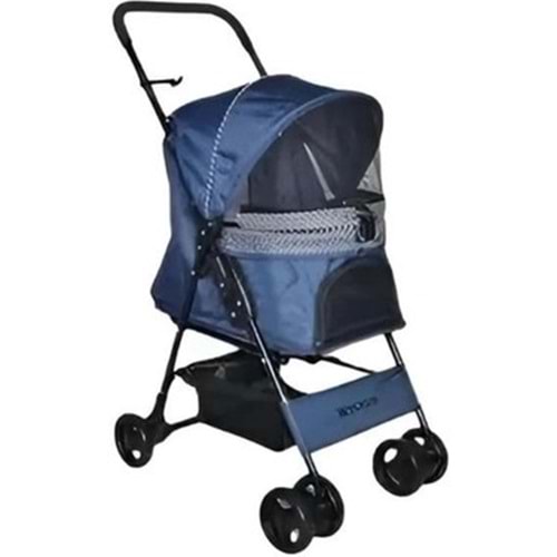 ZAMPASHOWTİME KEDİ&KÖPEK ARABASI LACİVERT 42x69,5X88CM