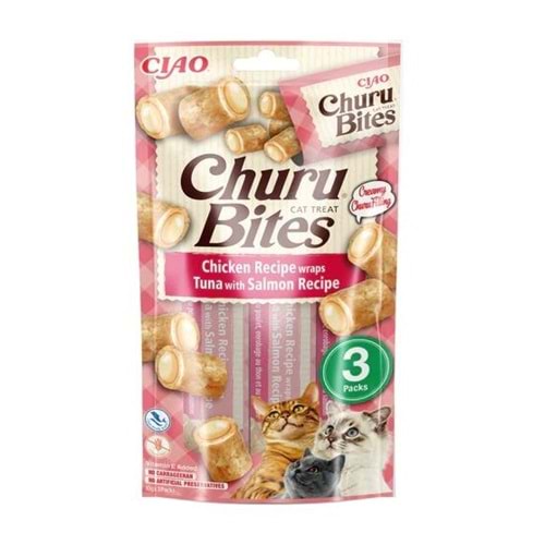 CIAO Tavuk Ton Balıklı ve Somonlu Kedi Ödül Maması