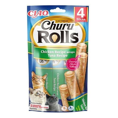 CIAO Rolls Stıck Tavuk Sargılı Ton Balıklı Kedi Ödül Maması