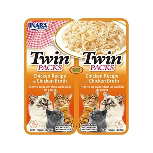 CIAO TWİN PACKS Tavuklu Kedi Çorbası