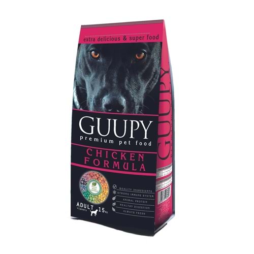 Guupy Tavuklu Köpek Maması 15kg
