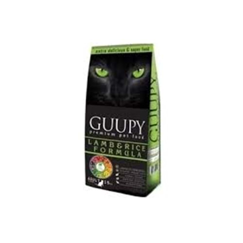 Guupy Kuzulu Kedi Maması 15kg