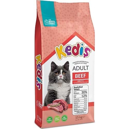 KEDİŞ Biftekli 15kg Kedi Maması