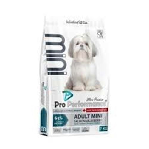 PRO PERFORMANCE ADULT MİNİ SOMON YABAN MERSİNİ KÖPEK MAMA 7KG