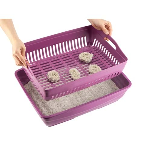 Şenyayla Elekli Açık Kedi Tuvaleti