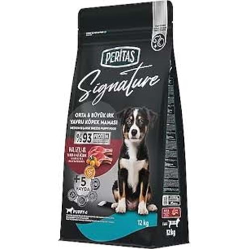 SİGNATURE KUZULU YAVRU KÖPEK ORTA&BÜYÜK IRK 12KG