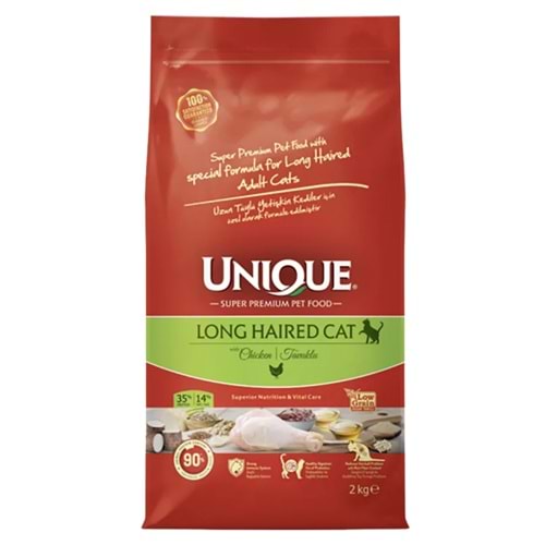 Unıque Long Hairedcat Tavuklu 2KG