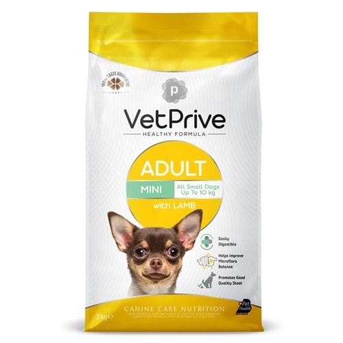 Vet Prıve Dog Adult Mını Wıth Lamb 8kg