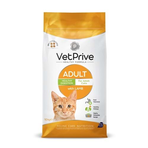 Vet Prıve Cat Adult Wıth Lamb 10kg