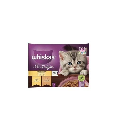Whiskas Yumuşacık Kümes Hayvanları 4'lü Puch