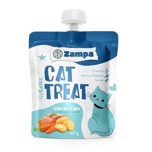 Zampa Puding Kedi Ödülü Somonlu Mama