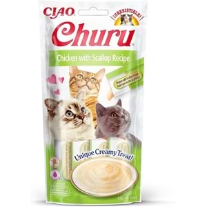 CIAO Tavuklu ve Deniz Taraklı Kedi Ödül Kreması