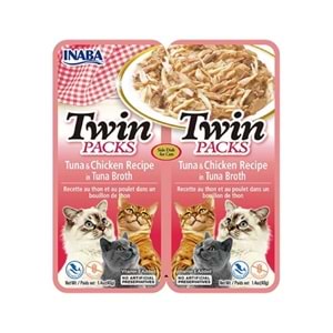CIAO TWİN PACKS Ton Balıklı ve Tavuklu Kedi Çorbası