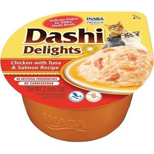 CIAO Tavuk Ton ve Somon Balıklı Kedi Çorbası