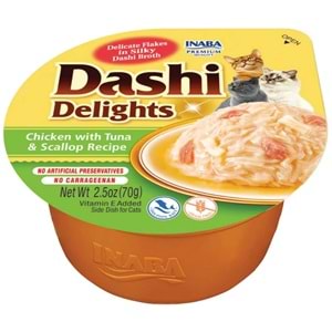 CIAO Tavuk Ton ve Deniz Taraklı Kedi Çorbası
