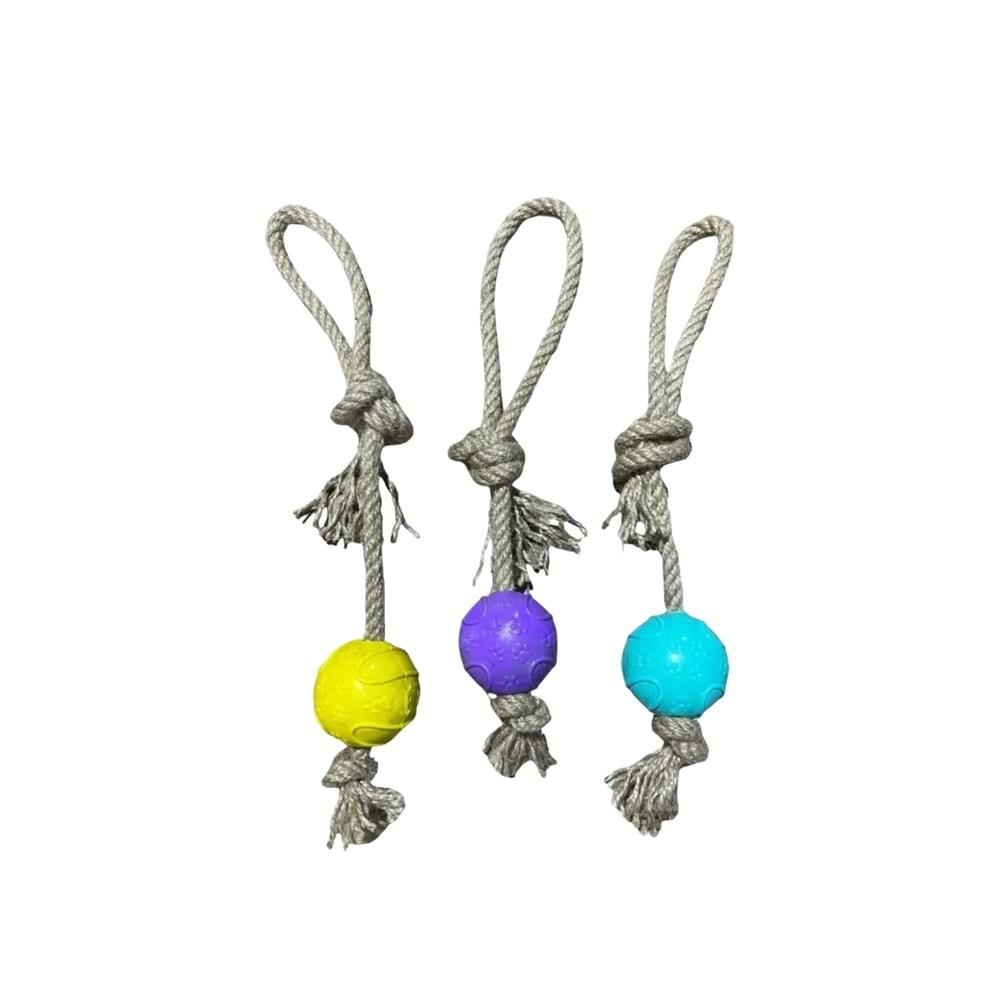 Halatlı Plastik Büyük Top Oyuncak