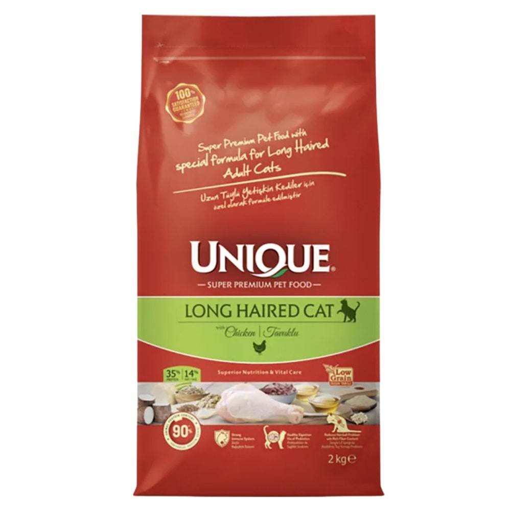 Unıque Long Hairedcat Tavuklu 2KG