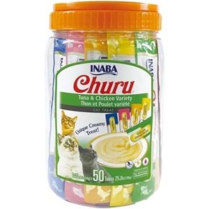 CIAO Tuna ve Tavuklu Besleyici Kedi Ödül Kreması